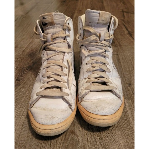 VTG 1982 (?) Nike Penetrator 830709TH5 High Top Leather Basketball Shoes Size 8 main image 8